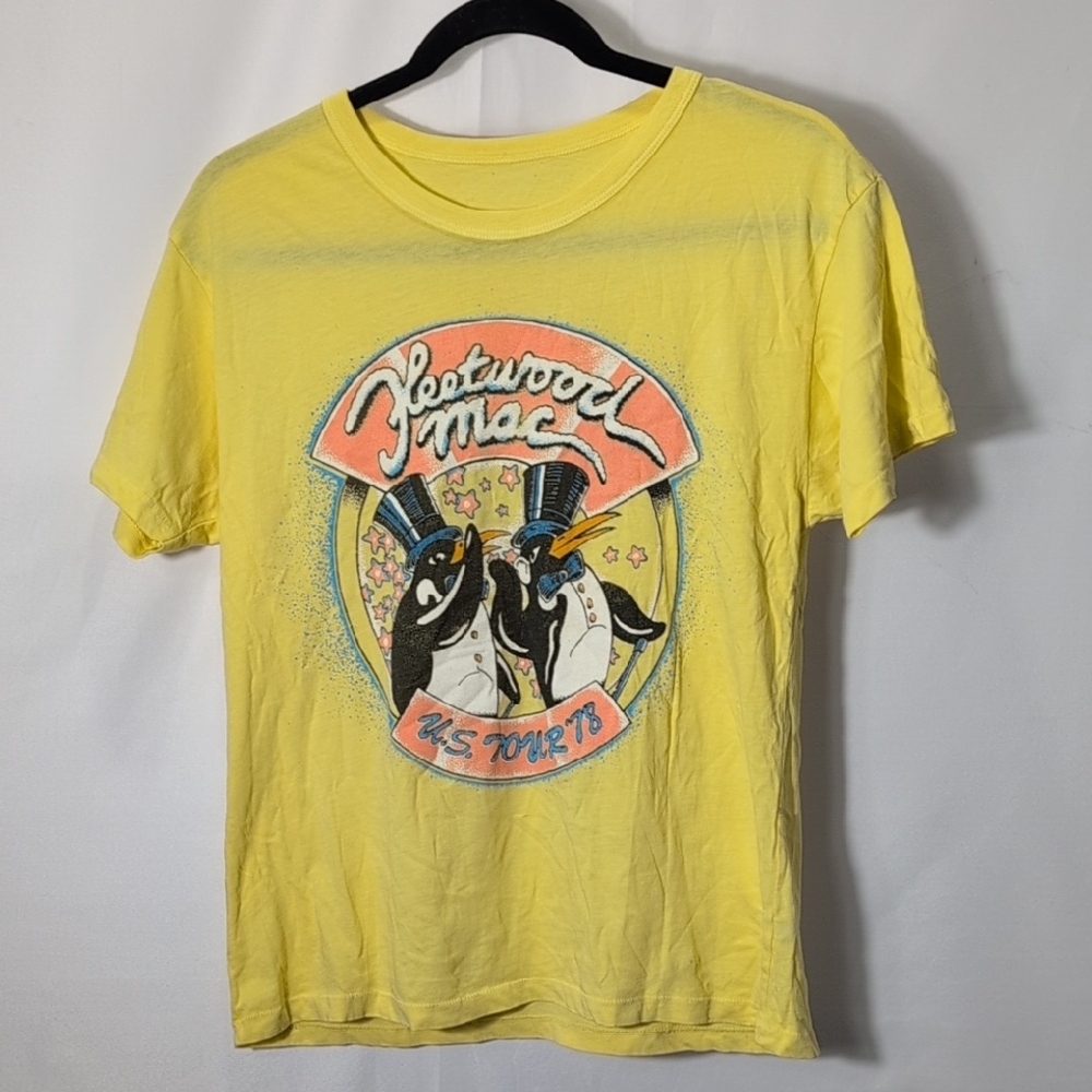 Daydreamer LA Fleetwood Mac US 78 Ringer Tee Yellow Bloom - Picture 3 of 8